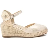 Refresh för kvinnor. 17285901-ORO Espadriller 172859 guld (37), Dorado, 5 till 8 cm, Spänne, Casual