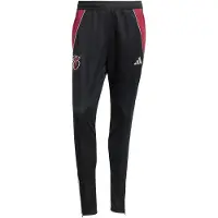 Adidas Sportbyxa 'Jude Bellingham' karminröd / svart / vit