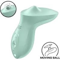Satisfyer Exciterrr - klitorisstimulator med roterande pärlor - grön