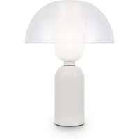 Maytoni Bordslampa Memory, Vitt / opal, Vardagsrum / matsal, Keramik, Modern, Bordslampa