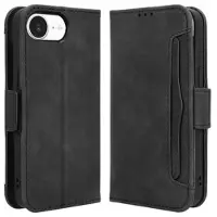 Mtp Products iPhone 16e/17e Korthållare plånboksfodral - Svart