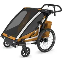 Thule - Sportbarnvagnar - Chariot Sport 2 Double Natural Gold för Unisex - Gul