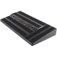 TOMTOP JMS Rockhouse RPB-1BK Big Size Guitar Effects Pedal Board Robust PE plast gitarr Pedalboard Fodral med svart
