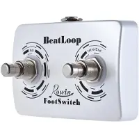 Aroma Rowin BeatLoop Dual Footswitch Fotkontaktpedal för Rowin BEAT LOOP Inspelningseffektpedal med