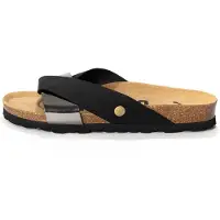 Bayton Pantolette 'Figari' svart / silver
