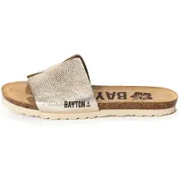Bayton Pantolette 'Dijilan' ljusbrun / guld