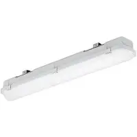 Sylvania LED-våtrumslampa Resisto 600, IP66, 840 11-19W, Aluminium / grå / zink, Syntetmaterial