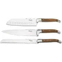 Laguiole by Hâws Knivset 3 Delar (Santoku, Kock & Bröd)