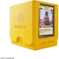 GameGenic Star Wars Unlimited Card Game - Twin Suns Deck Pod - Yellow