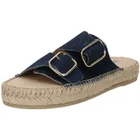 Espadrij l'orginale Pantolette blå denim