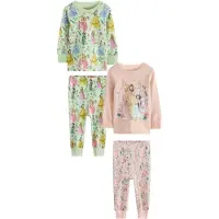Next Pyjamas blå / gul / ljusgrön / rosa