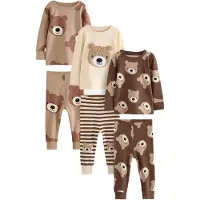 Next Pyjamas beige / brun / pueblo / ljusbrun