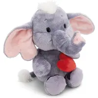 Nici Elefant Med Magnethjärta Gosedjur 23 Cm