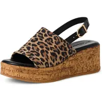 Tamaris Sandal umbra / cappuccino / svart