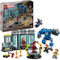 LEGO Marvel - Iron Man's Laboratory: Suit Gallery 76315 - 38 - - One Size - Klossar