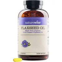 NatureWise , Linfröolja, 240 mjuka kapslar