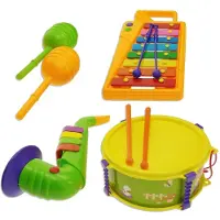 Reig Musicales Saxofon Maracas Drum Xylofon