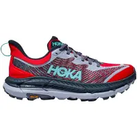 Hoka One One - Trailskor - Mafate Speed 4 W Cerise / Stormy Skies för UnisexUll - Storlek 36 2/3 - Röd
