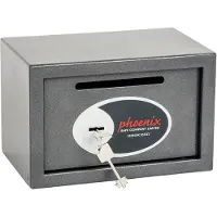 Phoenix Safe Co. Vela SS0801KD, 10 l, grafit, nyckel, Stål, 310 mm, 200 mm