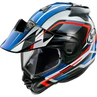 Arai Tour-X5 Discovery Crosshjälm Blå/Vit/Röd/Svart XL Unisex