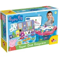 Colorbaby Peppa Gris Picer Superpedagogiskt Skrivbord Med Tillbehör 30x48x38 Cm