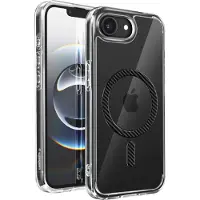 Spigen Ultra Hybrid MagSafe-skal för iPhone 16e / 17e i kolfiber - transparent