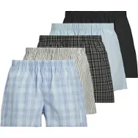 Jack & jones Boxershorts 'JACMilano' ljusblå / grå / svart / vit