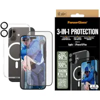 PanzerGlass - iPhone 16 Plus 7'' 3-in-1 Protection Bundle