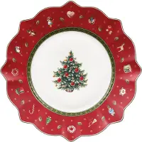 Villeroy & Boch Toy's Delight Frukostfat 24 Cm - Jultallrikar Porslin Röd