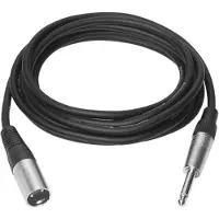 VivoLink Jack 6.3mm - XLR cable 1m black (PROAUDXLRJACK1)