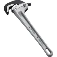 Vevor Rörtång, 14" Rak Rörtång i Aluminium, Automatisk Käftjustering, Justerbar VVS-nyckel, Lätt att bära, Ergonomiskt Handtag, Upphängbar Design, För Vattenrör, Bilreparationer