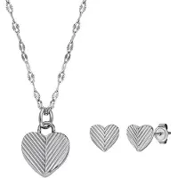 Fossil Harlow hjärtsmyckeset JF04669SET