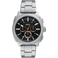 Fossil Analog klocka 'Machine' svart / silver