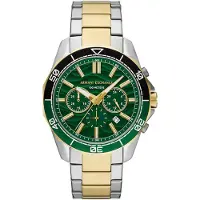 Armani Exchange Analog klocka guld / smaragd / silver