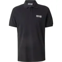 Versace för män. 78GAG623-J0003 Polo Standard Logo svart (L), Casual, Bomull, Kort ärm