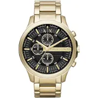 Armani Exchange Analog klocka guld / svart