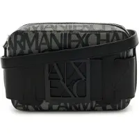 Armani Exchange Axelremsväska grå / svart