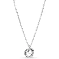 Pandora Family Always Encircled Sterling silver halsband 391455C01-60