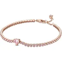 Pandora chain Sparkling Heart Tennis Bracelet armband 580041C01-18