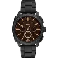 Fossil Analog klocka brun / mörkbrun / svart