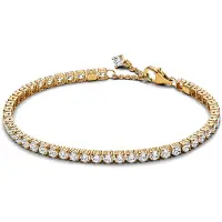 Pandora Timeless Sparkling 14 Gold Plated armband 561469C01-18