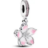 Pandora Timeless Cherry Blossom Sterling Silver enamel berlock 790667C01