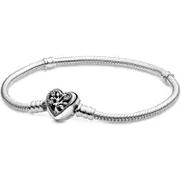 Pandora Moments Family Tree Heart & Snake Chain armband 598827C01-20