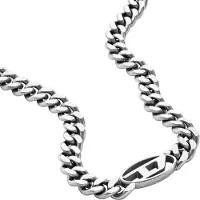 Diesel Halsband silver