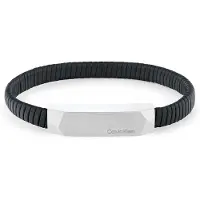 Calvin Klein Textured Leather Bracelet