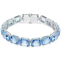 Swarovski Armband 'Millenia' ljusblå / silver