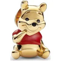 Pandora Disney x Winnie the Pooh Bear 14k gold-plated berlock 762212C01