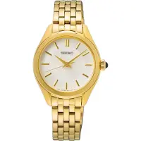 Seiko Damklocka - SUR538P1 - Rostfritt Stål - 5 Atm - Silverfärgad urtavla - Analogisk