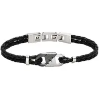 Emporio Armani Armband svart / silver