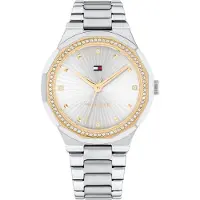Tommy Hilfiger Stainless Steel Crystal Embellished Bracelet Watch